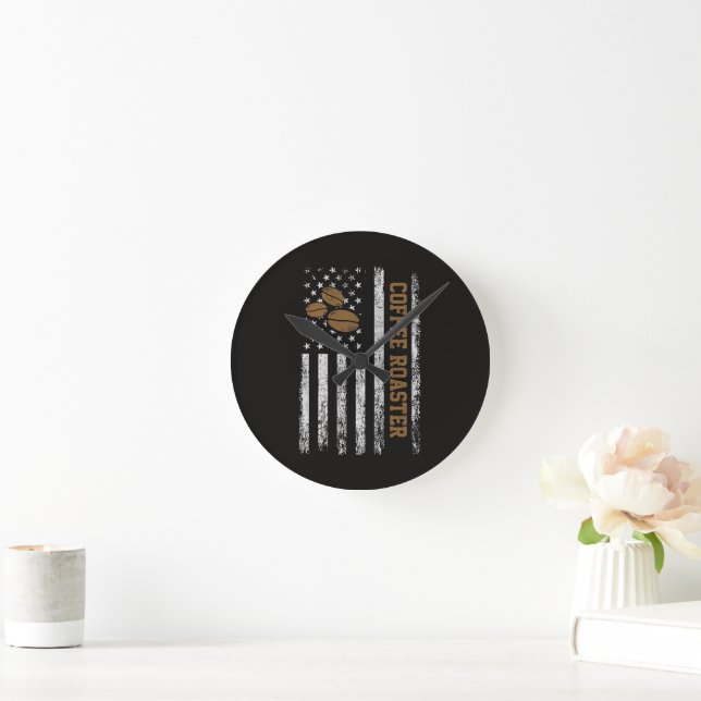 Reloj Redondo Mediano Tostador de café (Hogar)