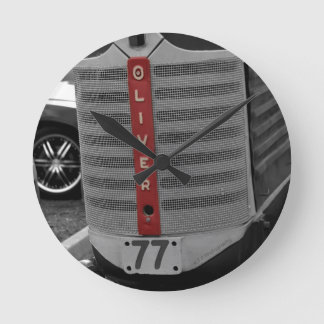 Reloj Redondo Mediano Tractor de Oliverio