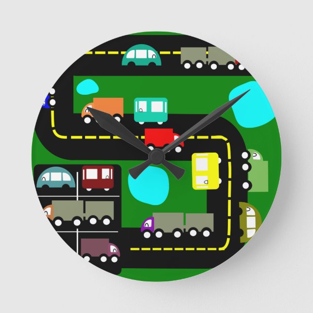 Reloj Redondo Mediano Traffic  (Anverso)