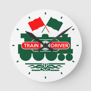 Reloj Redondo Mediano Train Driver