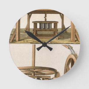 Reloj Redondo Mediano Trapiches, Antillas (grabado del color)