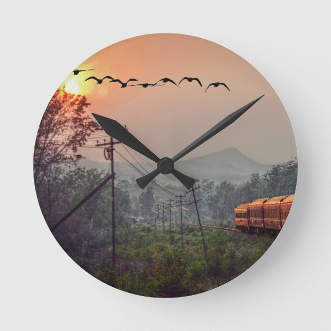 Reloj Redondo Mediano Traveling (Anverso)