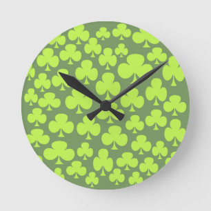 Reloj Redondo Mediano Trébol