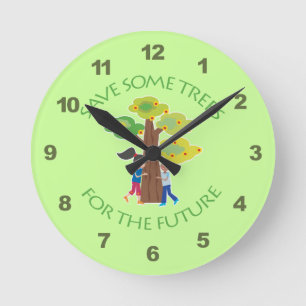 Reloj Redondo Mediano Trees for the Future