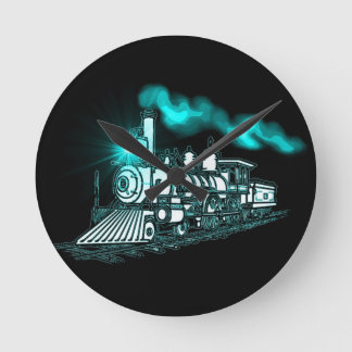 Reloj Redondo Mediano Tren del verde de Smokin