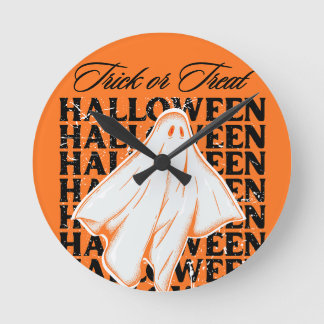 Reloj Redondo Mediano trick or treat