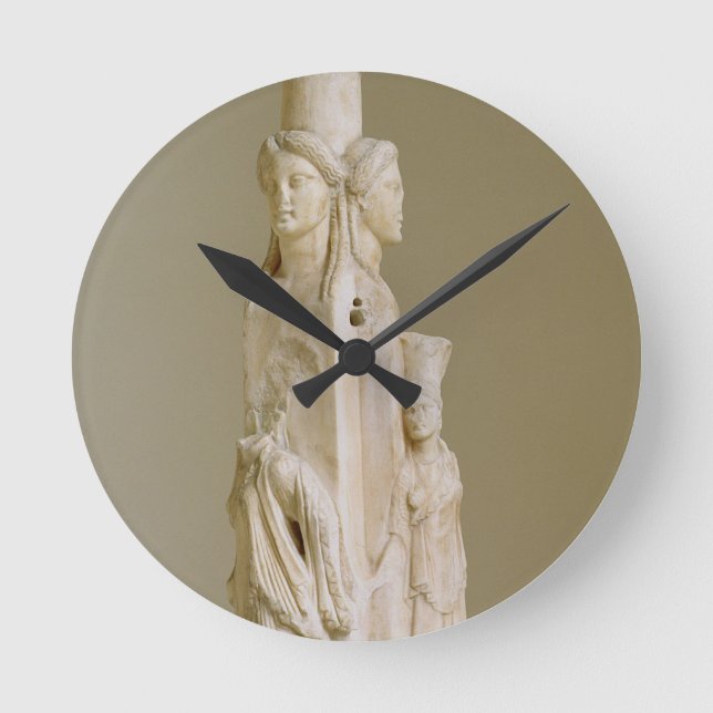 Reloj Redondo Mediano Triform Herm of Hecate, Marble sculpture, Attic pe (Anverso)