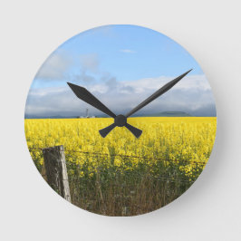 Reloj Redondo Mediano Trivet Golden Harvest