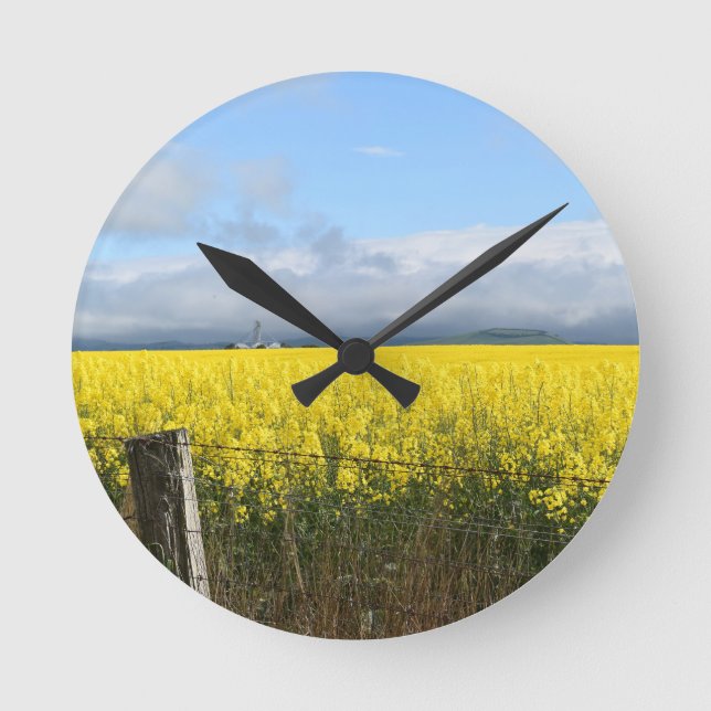 Reloj Redondo Mediano Trivet Golden Harvest (Anverso)