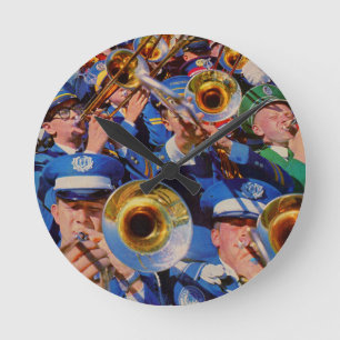 Reloj Redondo Mediano trombone mob AKA bandoleros se han vuelto locos