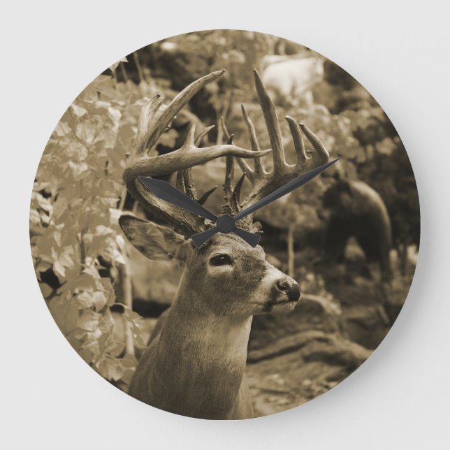 Reloj Redondo Mediano Trophy Deer (Anverso)