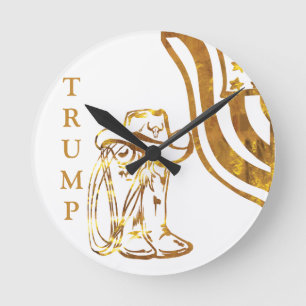 RELOJ REDONDO MEDIANO TRUMP