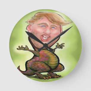 Reloj Redondo Mediano Trump Zilla