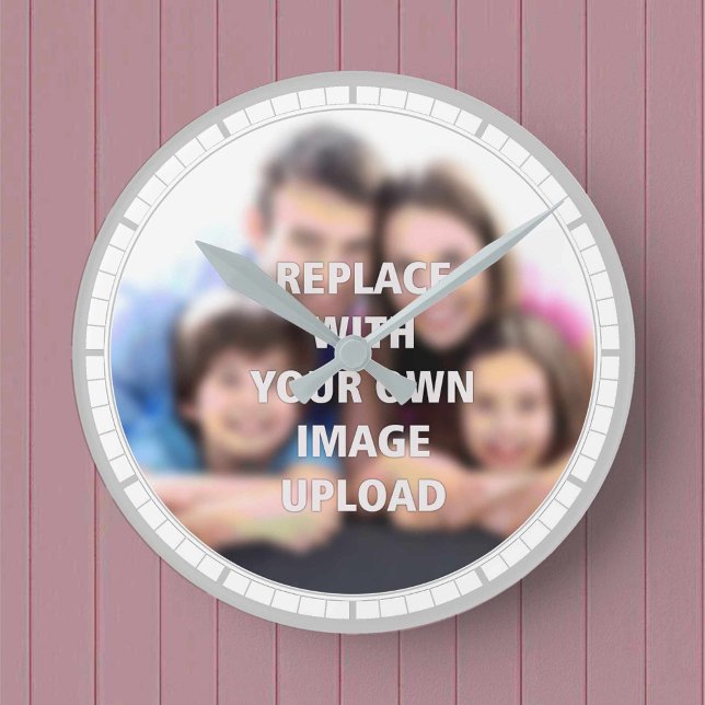 Reloj Redondo Mediano Tu foto impresa en un (Subido por el creador)