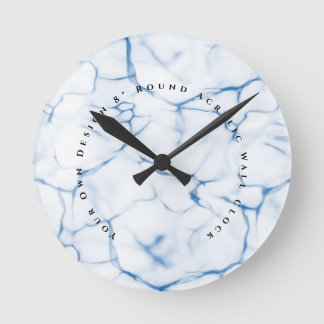 Reloj Redondo Mediano Tu Propia Creación Pared Acrílica Redonda 8"