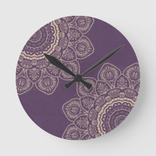 Reloj Redondo Mediano Tulips de Lavender