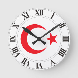 Reloj Redondo Mediano Turkey Coat of Arms
