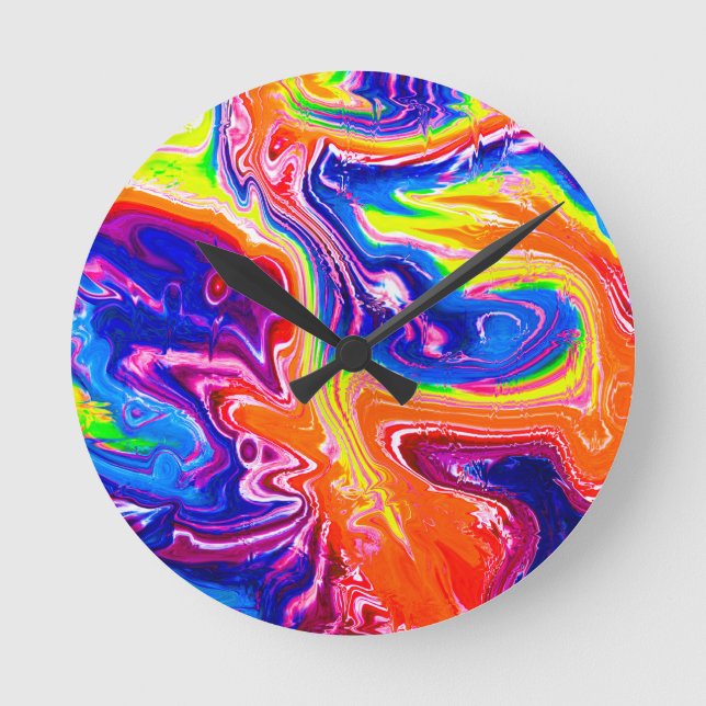 Reloj Redondo Mediano Typhoon design Acrylic Wall Clock (Anverso)