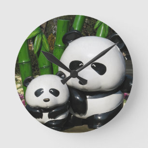 Reloj Redondo Mediano Ueno Zoo Panda Sign