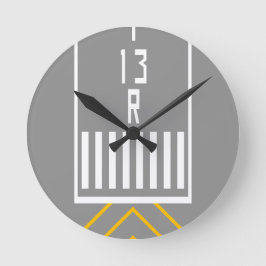 Reloj Redondo Mediano Umbral RWY 13R