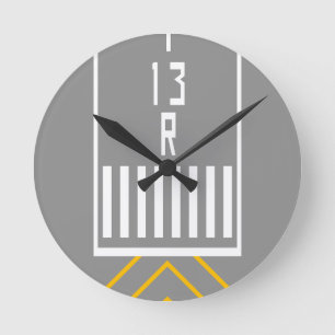Reloj Redondo Mediano Umbral RWY 13R