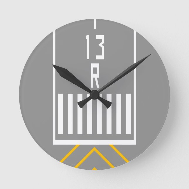 Reloj Redondo Mediano Umbral RWY 13R (Anverso)