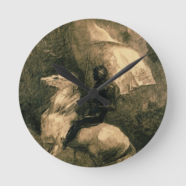 Reloj Redondo Mediano Un caballero, c.1885 (Anverso)