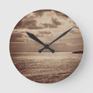 Reloj Redondo Mediano Un efecto del Sun, Normandía c.1857 (foto de la