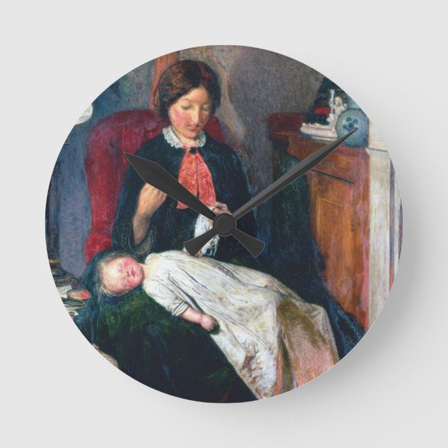 Reloj Redondo Mediano Un hogar inglés de 1854-5 (Anverso)