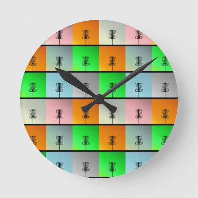 Reloj Redondo Mediano Un montón de cestas (Anverso)