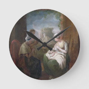 Reloj Redondo Mediano Un rato reservado, c.1810 (aceite en lona)