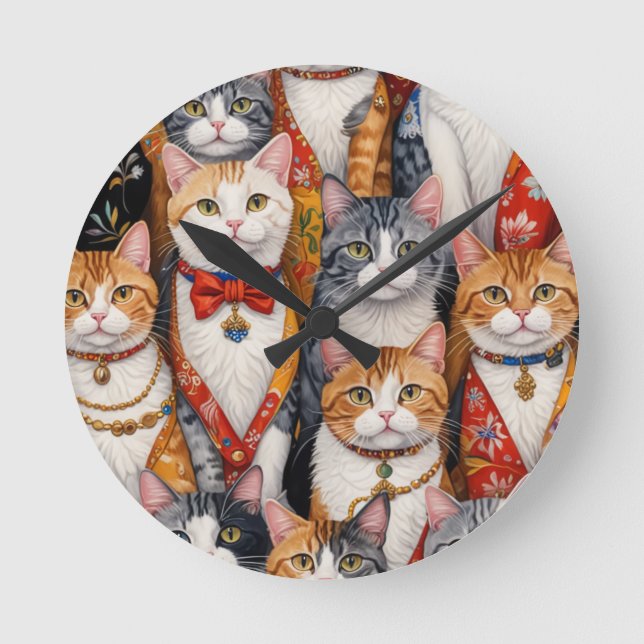 Reloj Redondo Mediano Un regalo lleno de sinceridad, Pillow (Anverso)