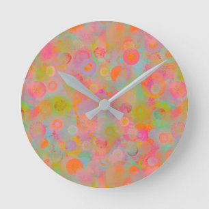 Reloj Redondo Mediano Un toque de primavera