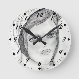 Reloj Redondo Mediano Una aleta