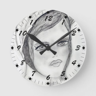 Reloj Redondo Mediano Una aleta
