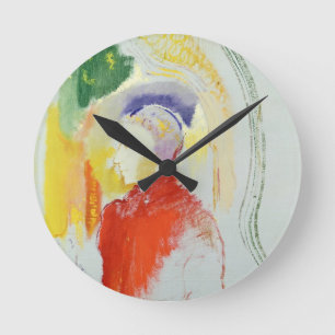 Reloj Redondo Mediano Una figura (p/c en papel)