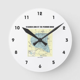 Reloj Redondo Mediano Una mirada más atenta en el lavabo pérmico (mapa)