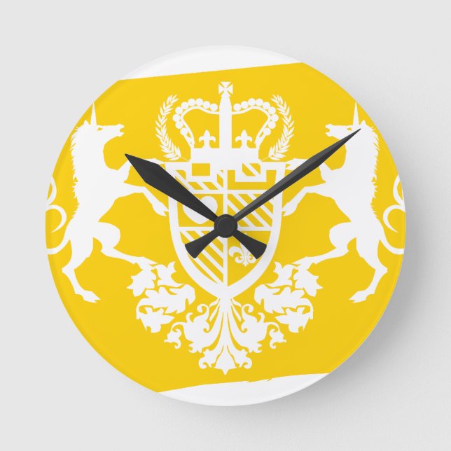 Reloj Redondo Mediano UNICORN_Emblem (Anverso)