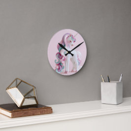 RELOJ REDONDO MEDIANO UNICORNIO #1