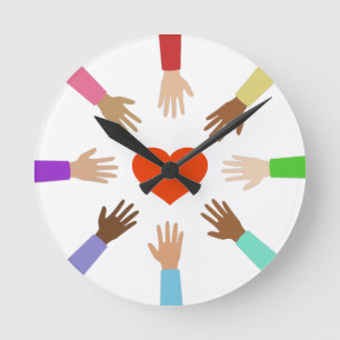 Reloj Redondo Mediano Unidos