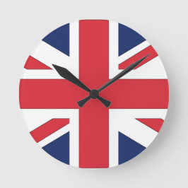 Reloj Redondo Mediano Union Jack / Bandera del Reino Unido