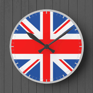 Reloj Redondo Mediano Union Jack UK Flag