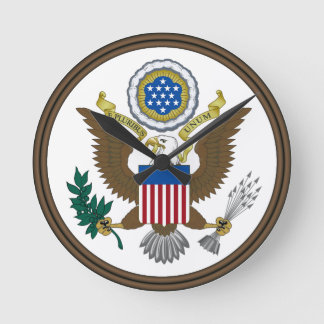 Reloj Redondo Mediano United States Great Seal