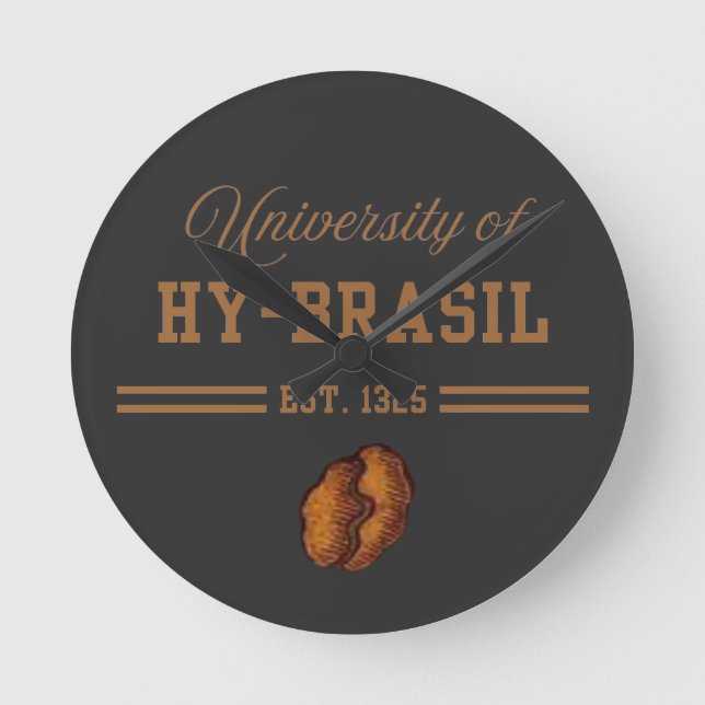 Reloj Redondo Mediano University of Hy-Brasil, Est. 1325 (Anverso)