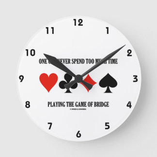 Reloj Redondo Mediano Uno puede nunca pasar demasiada hora que juega el