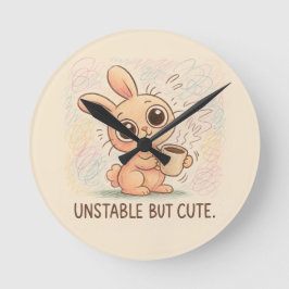 Reloj Redondo Mediano Unstable but Cute