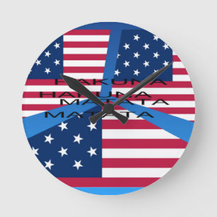 RELOJ REDONDO MEDIANO USA HAKUNA MATATA