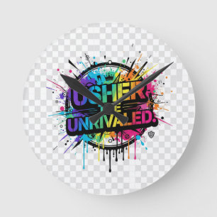 Reloj Redondo Mediano Usher the Unrivaled - Bold Statement Graphic Tee