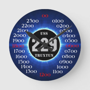 Reloj Redondo Mediano USS Truxtun (DD-229)