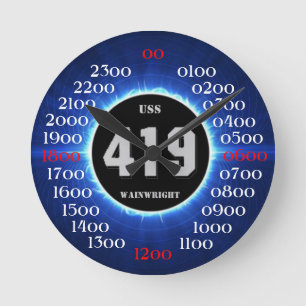 Reloj Redondo Mediano USS Wainwright (DD-419)